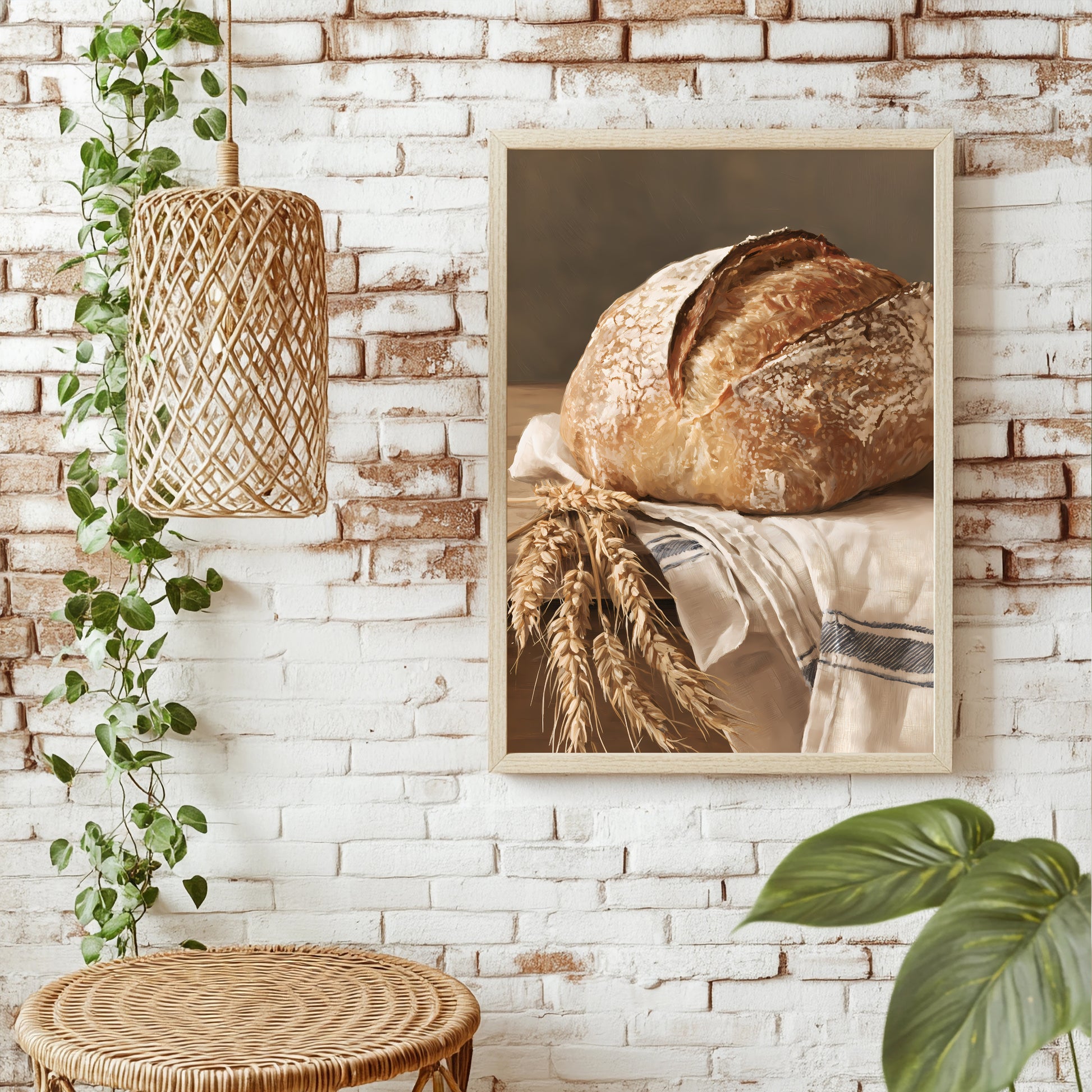 Brot und Weizen Poster – Raumansicht 1