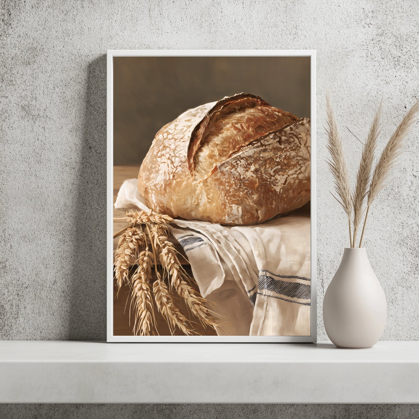 Brot und Weizen Poster – Raumansicht 2