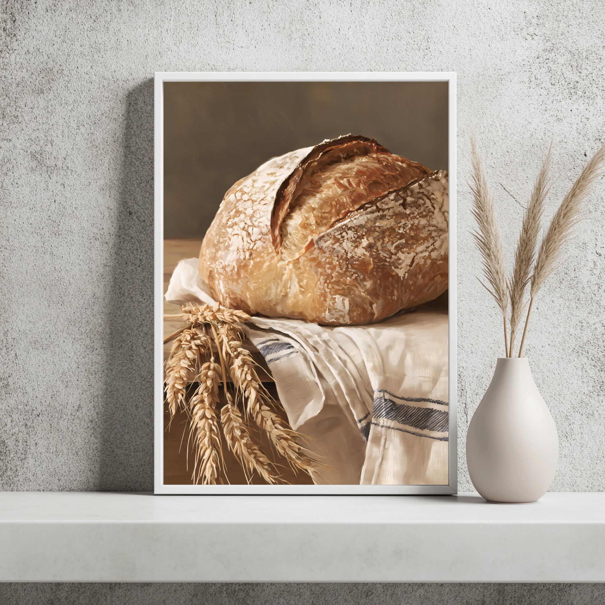 Brot und Weizen Poster – Raumansicht 2