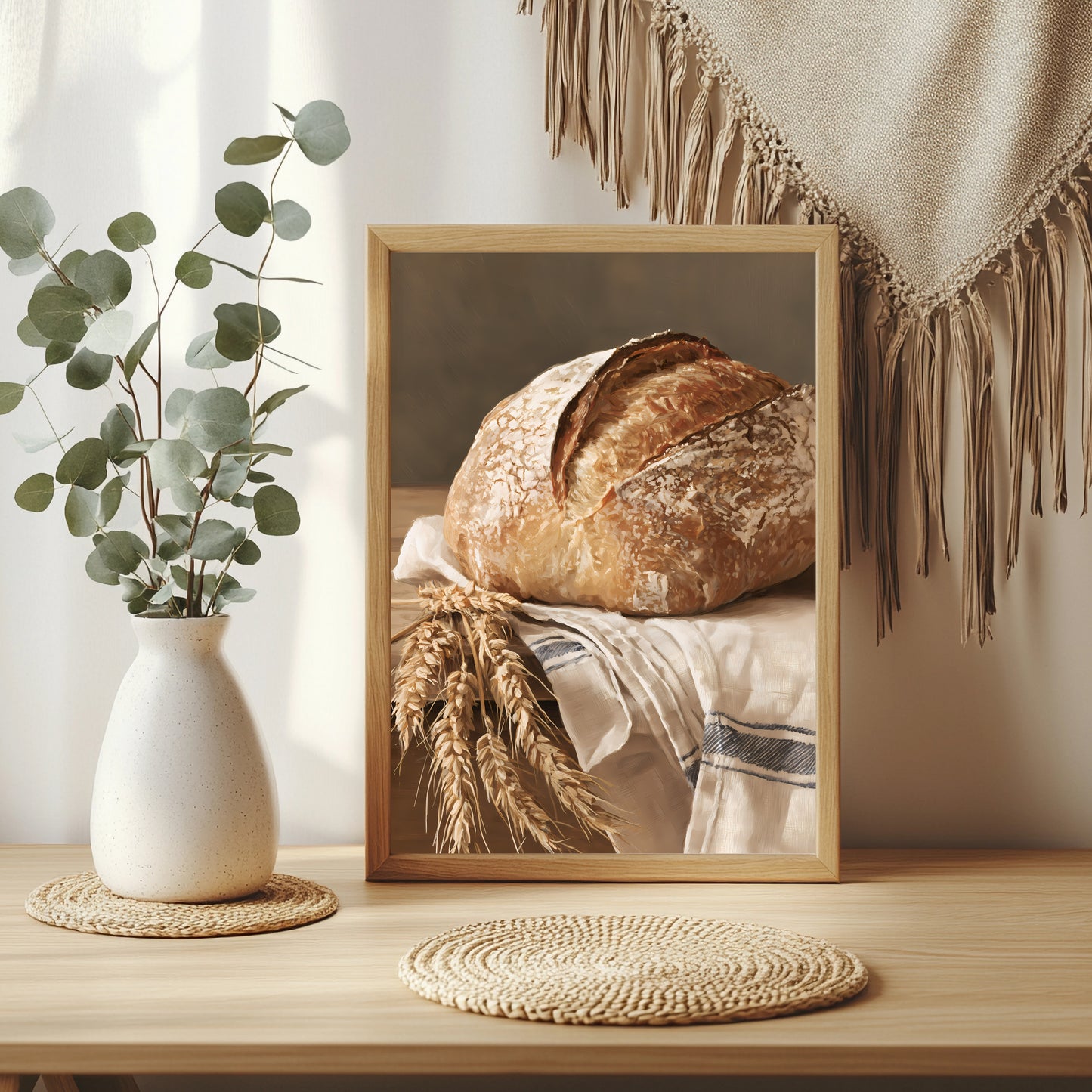 Brot und Weizen Poster – Raumansicht 3