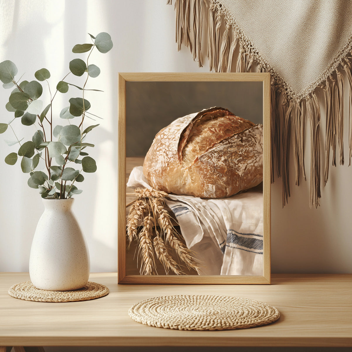 Brot und Weizen Poster – Raumansicht 3
