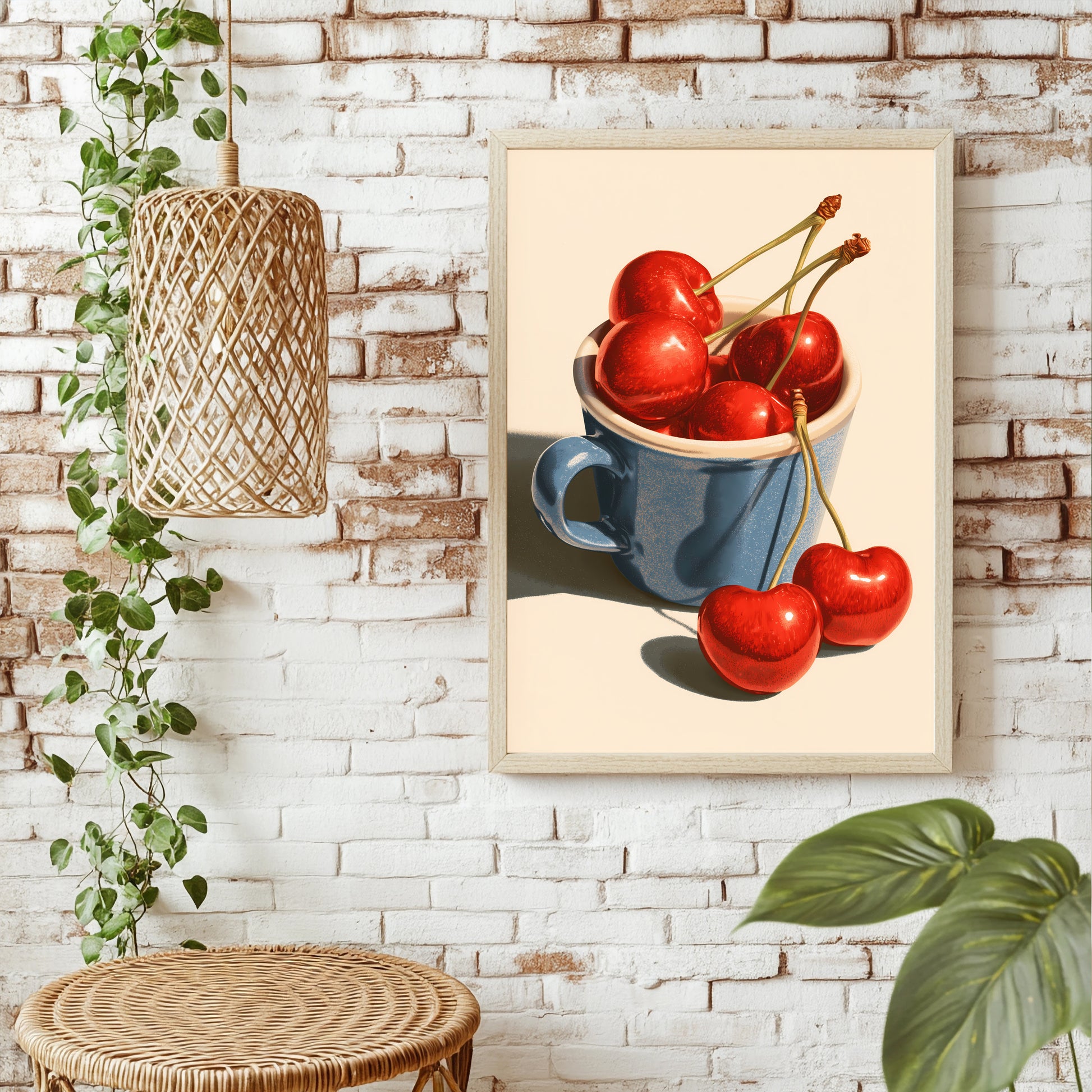 Kirschen Poster – Raumansicht 1