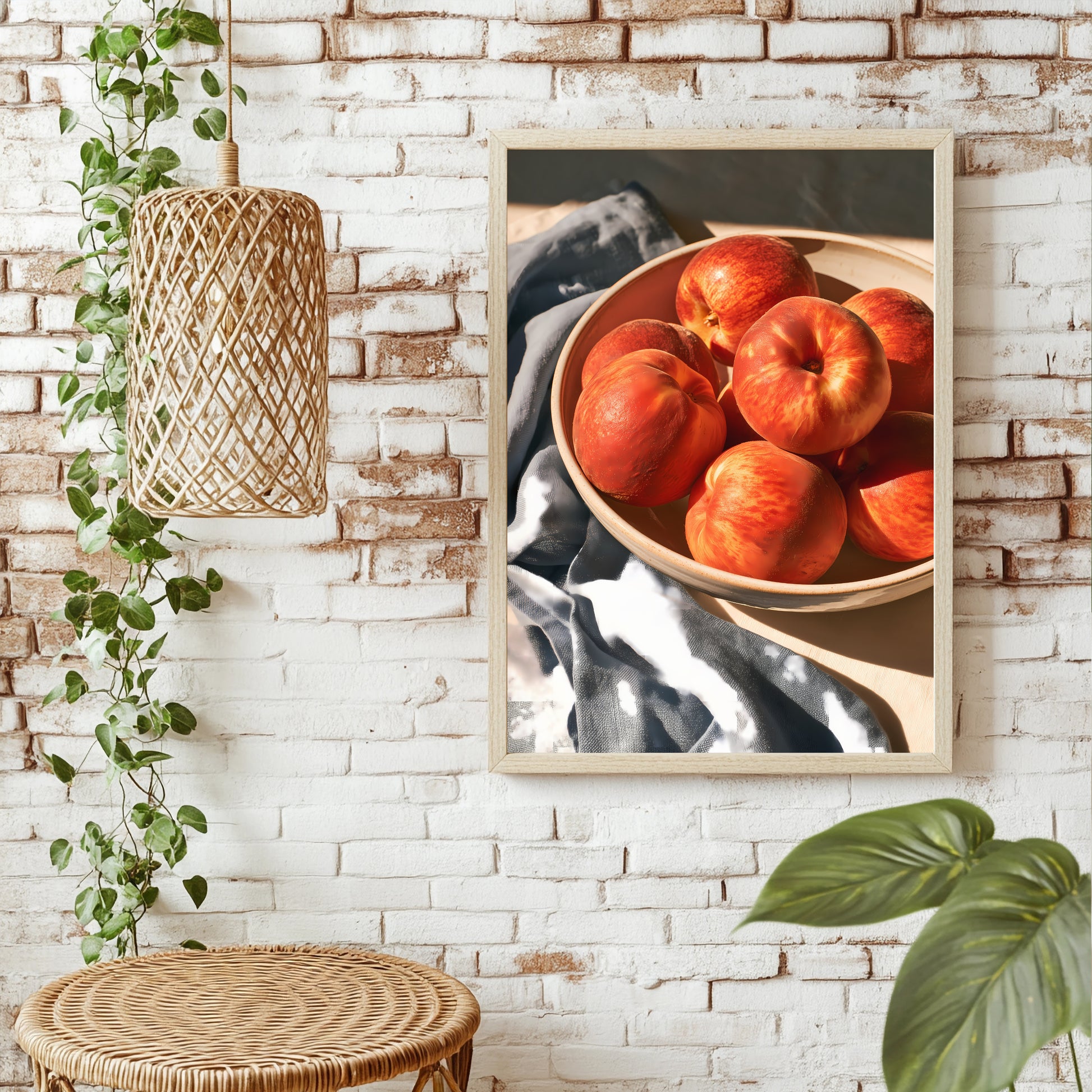 Pfirsiche Poster – Raumansicht 1