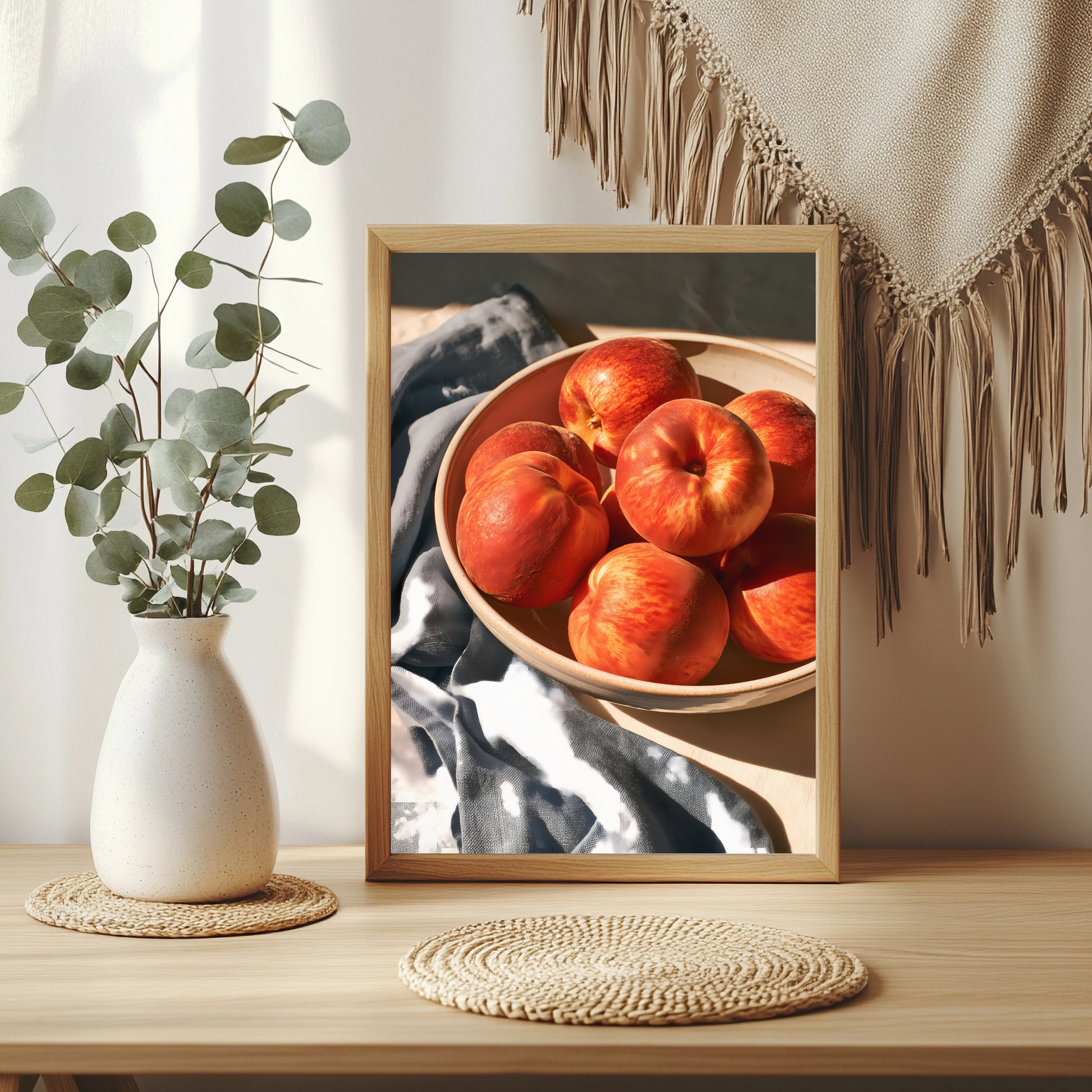 Pfirsiche Poster – Raumansicht 3