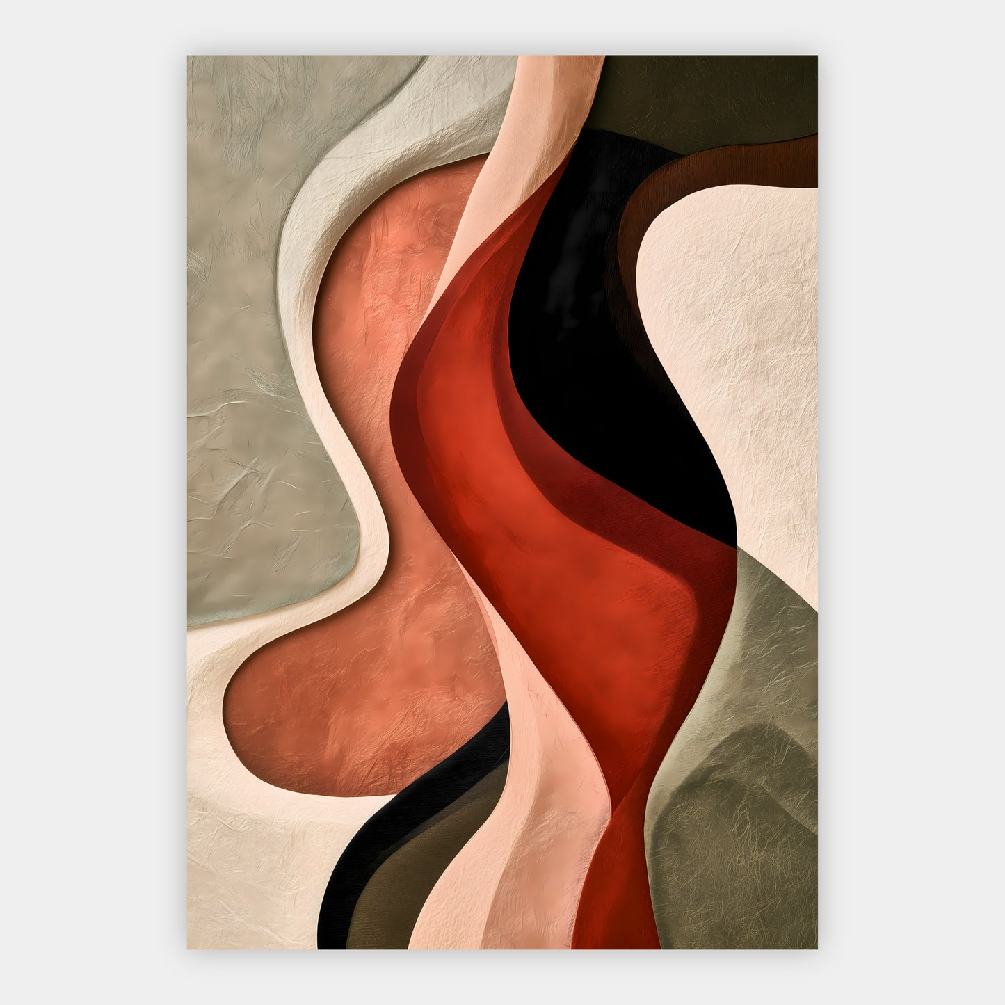 Organische Formen Poster – Freisteller