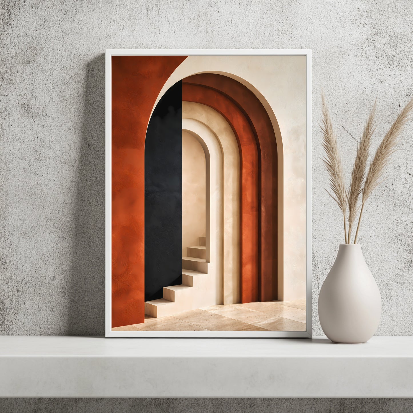 Terrakotta-Bögen Poster – Raumansicht 2