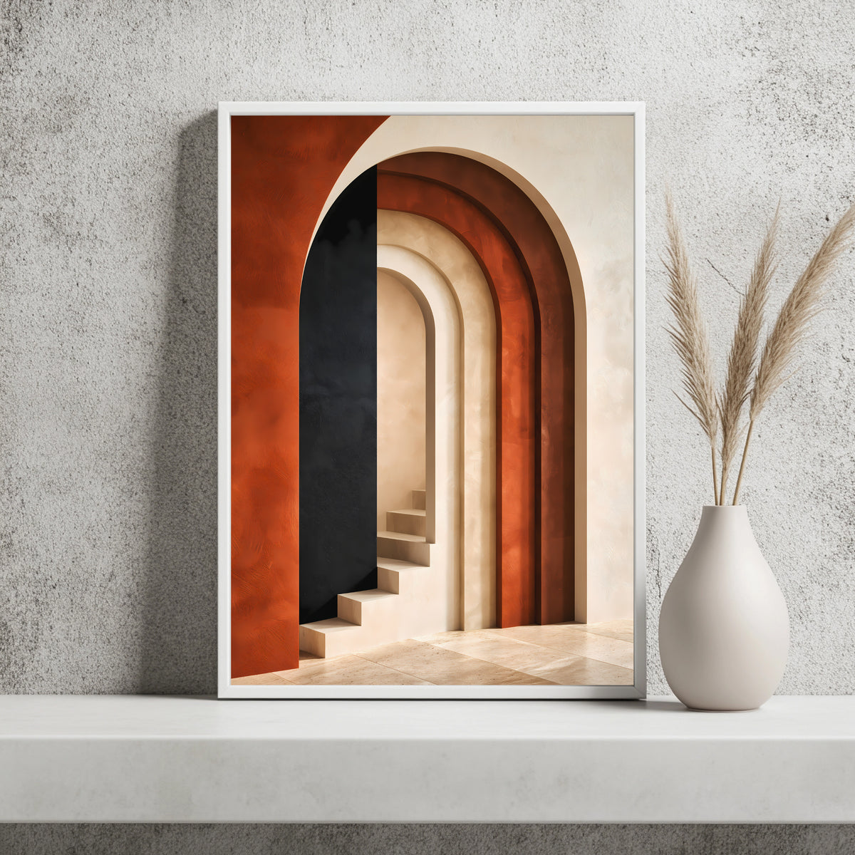 Terrakotta-Bögen Poster – Raumansicht 2