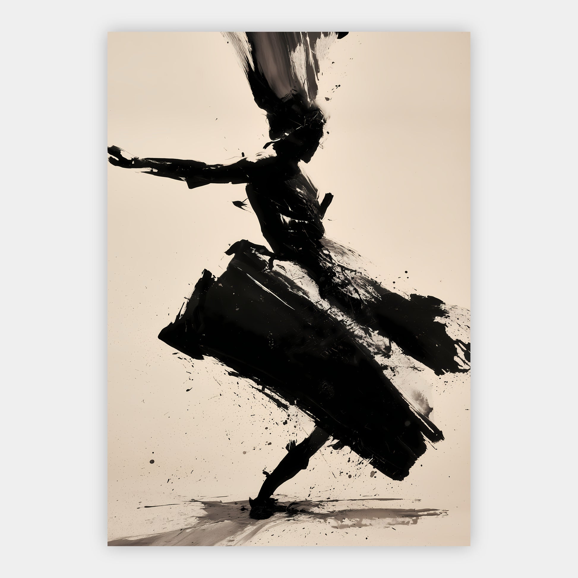 Tuscheformen Poster – Freisteller
