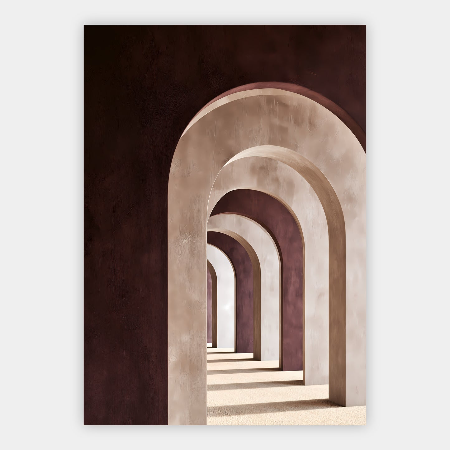 Mauve Portale Poster – Freisteller