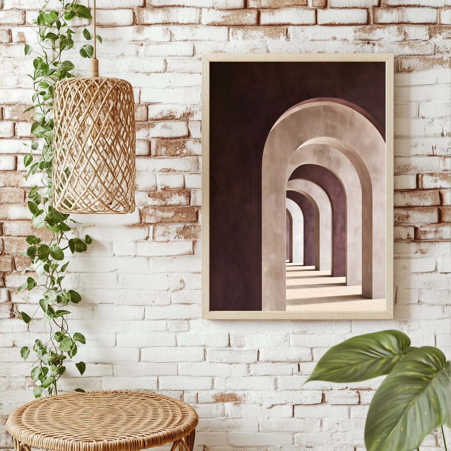 Mauve Portale Poster – Raumansicht 1
