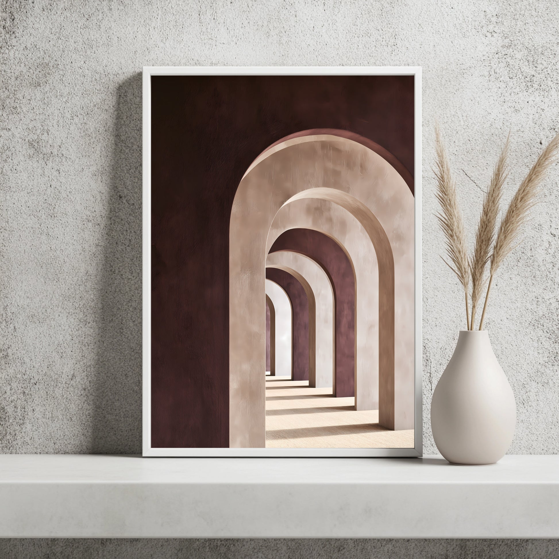 Mauve Portale Poster – Raumansicht 2