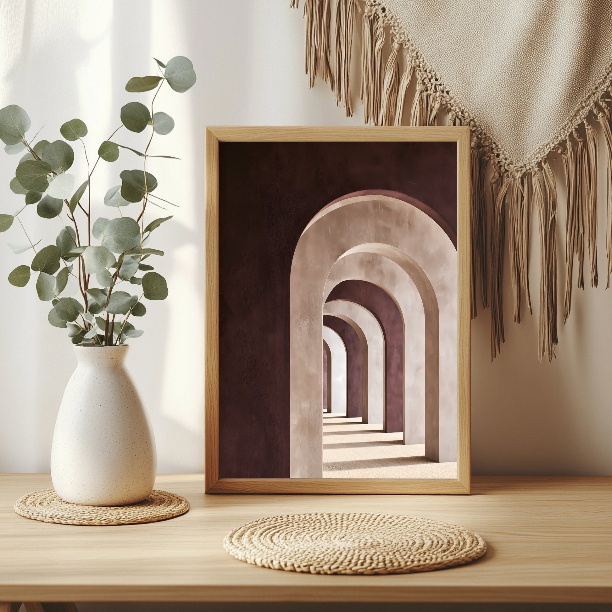 Mauve Portale Poster – Raumansicht 3
