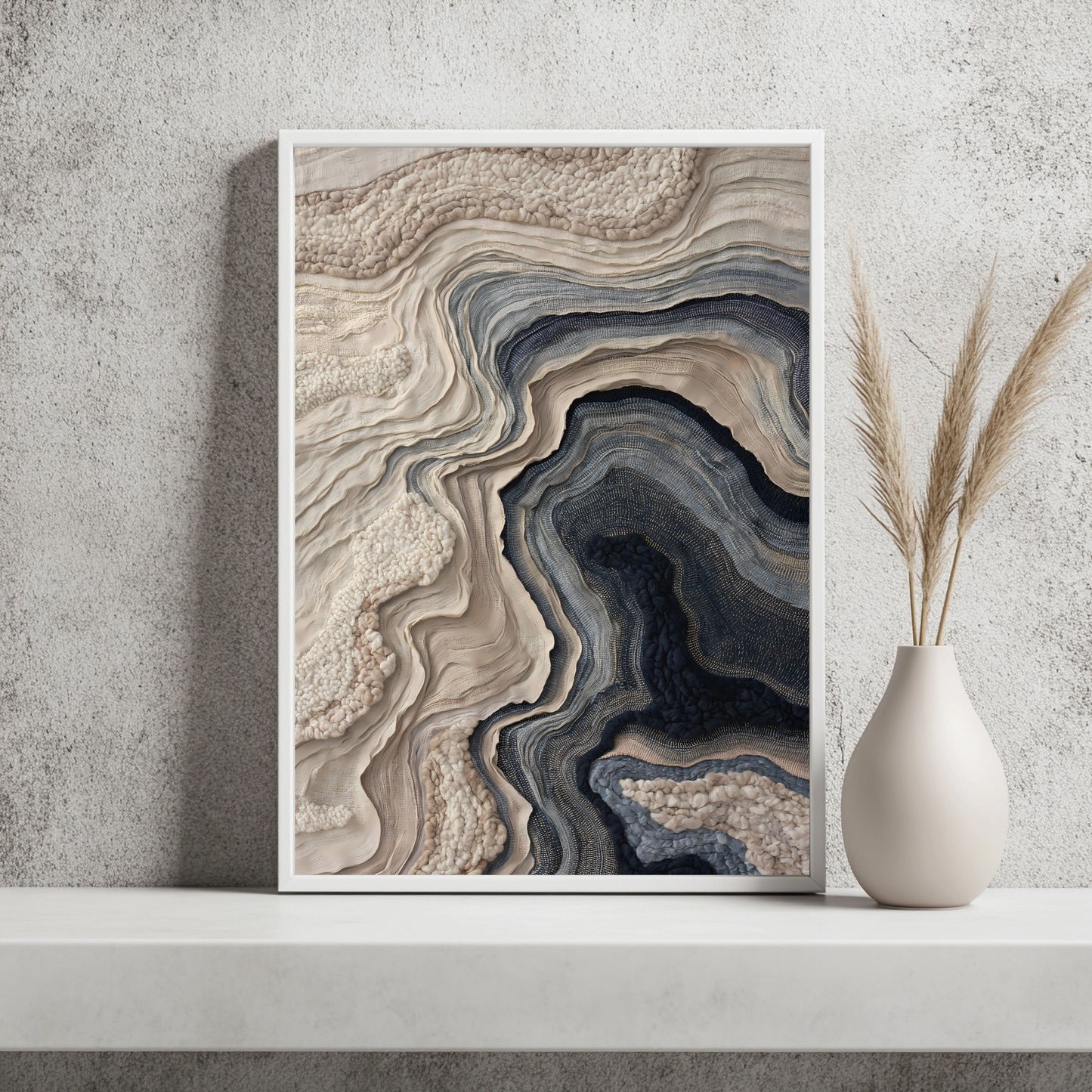 Gewebte Topografie Poster – Raumansicht 2