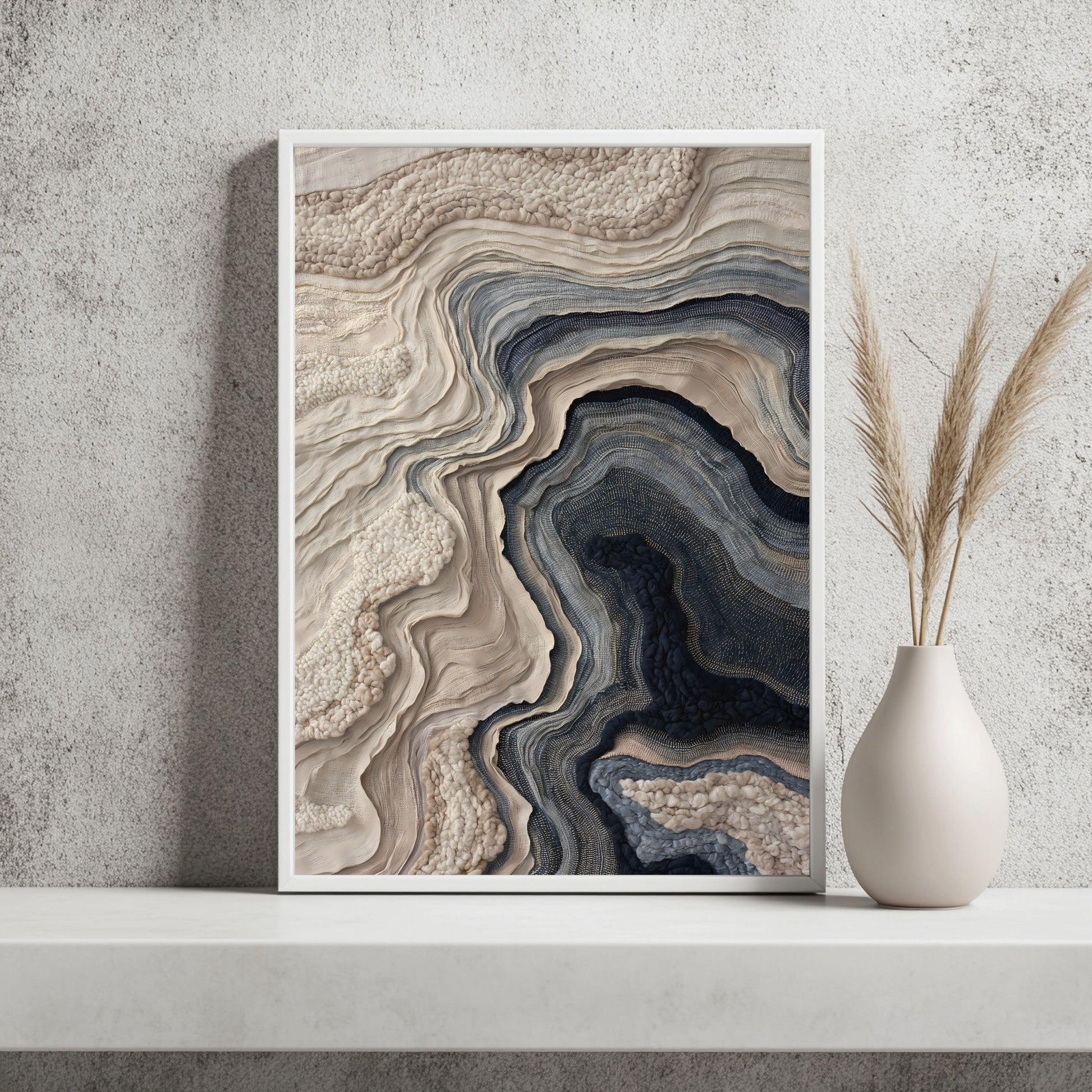 Gewebte Topografie Poster – Raumansicht 2