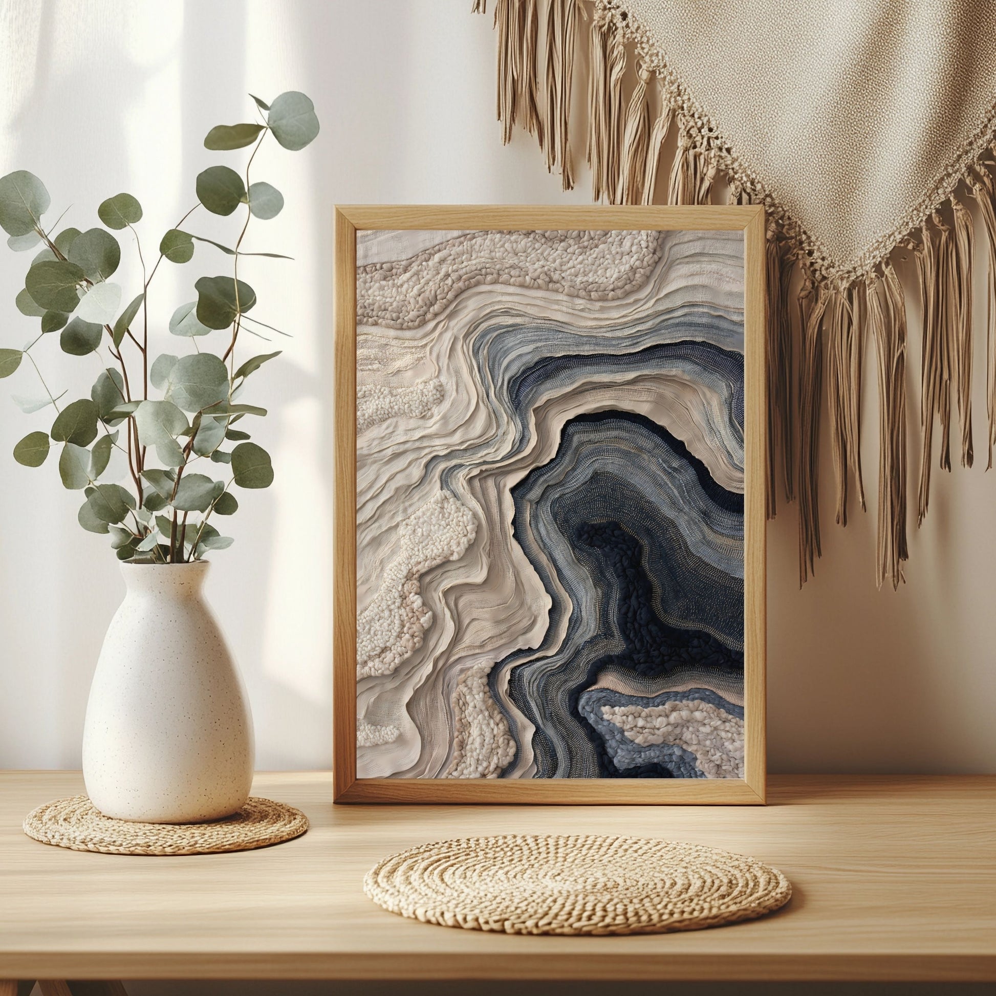 Gewebte Topografie Poster – Raumansicht 3