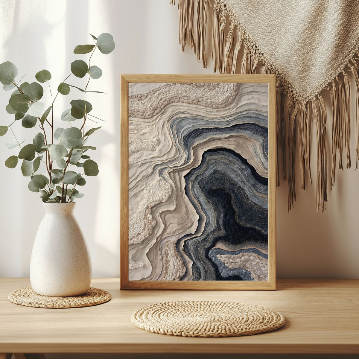 Gewebte Topografie Poster – Raumansicht 3