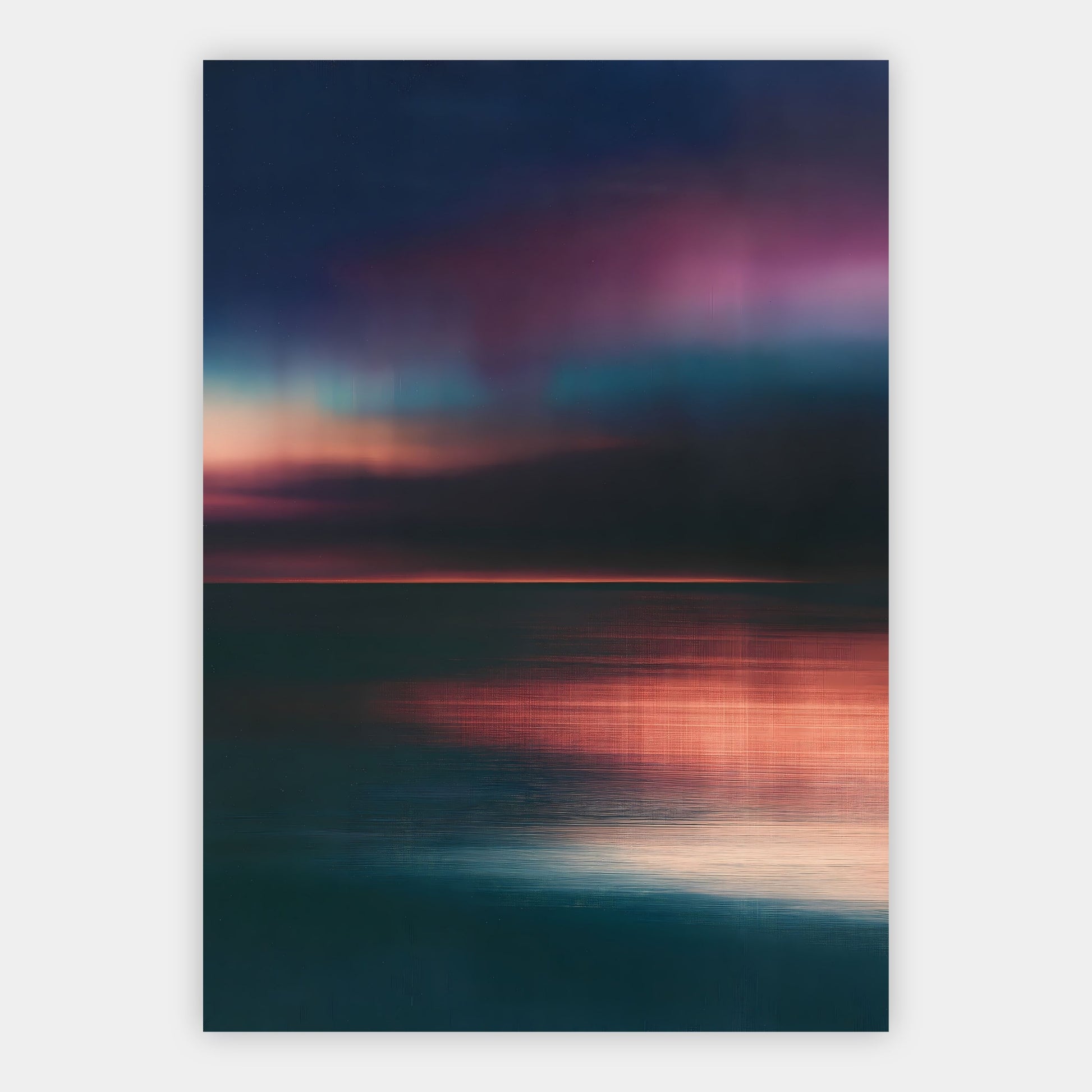 Aurora-Farbverlauf Poster – Freisteller