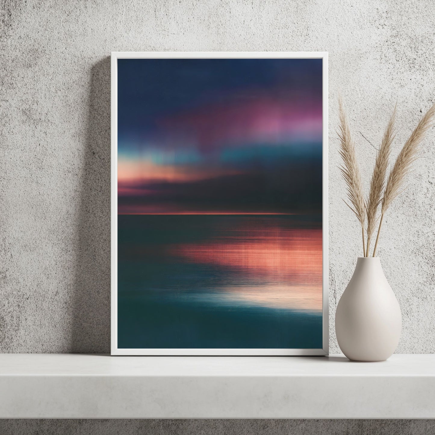 Aurora-Farbverlauf Poster – Raumansicht 2
