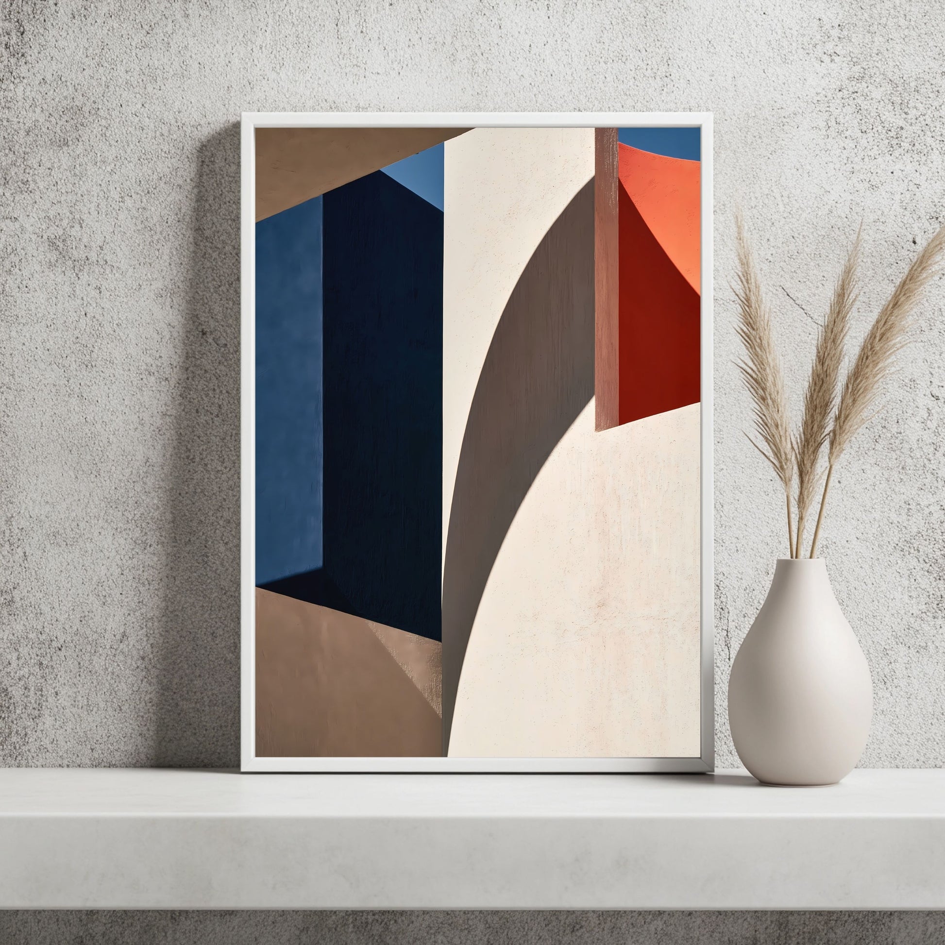 Architektonisches Schattenspiel Poster – Raumansicht 2