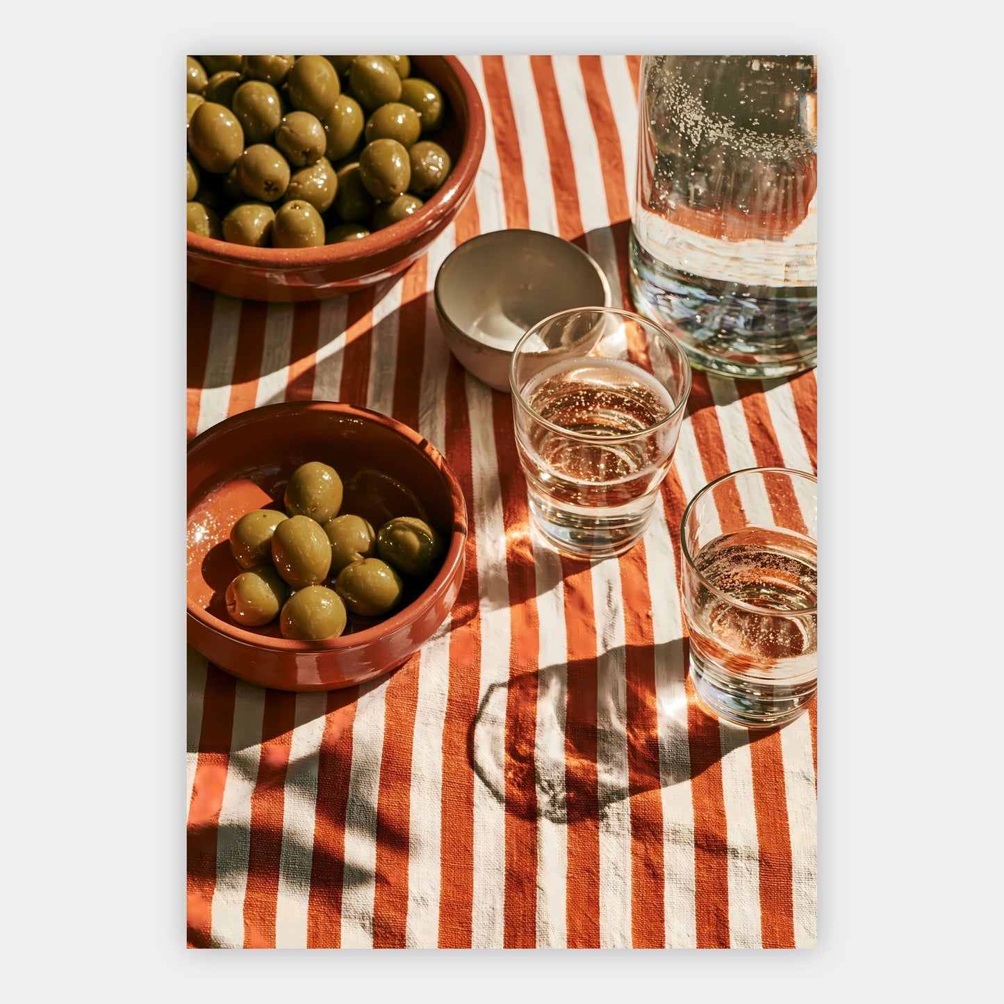Aperitivo mit Oliven Poster – Freisteller