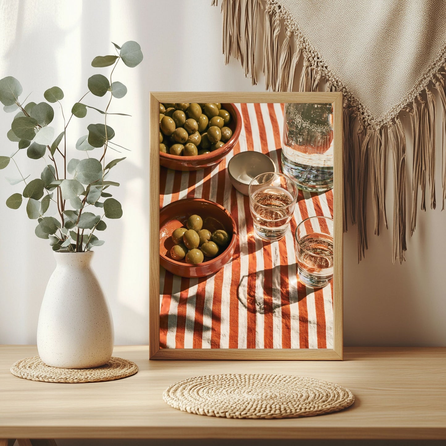 Aperitivo mit Oliven Poster – Raumansicht 3