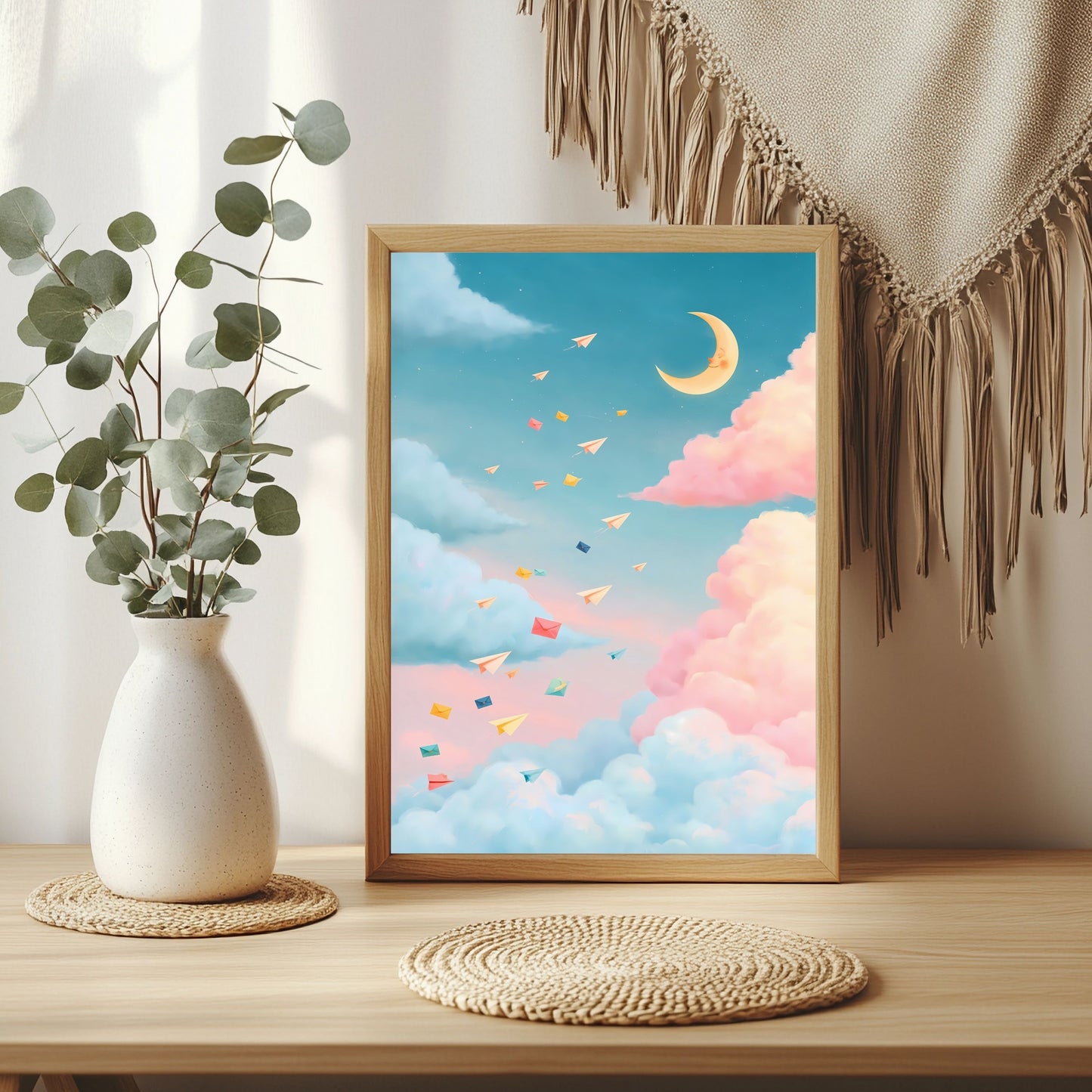 Kleine Wolkenpost Poster – Raumansicht 3