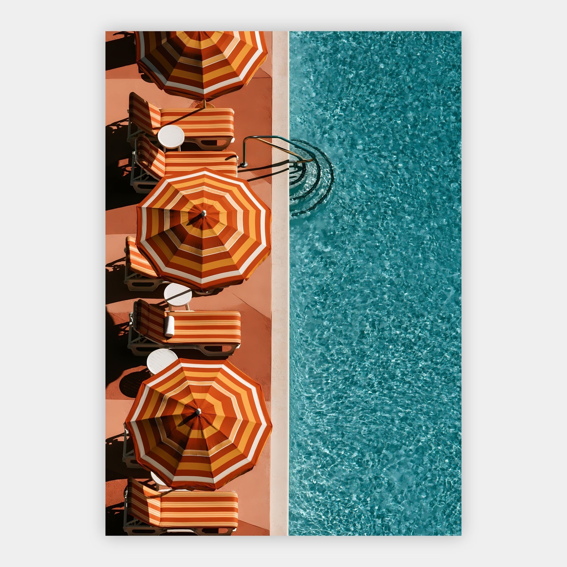 Poolside der Siebziger Poster – Freisteller