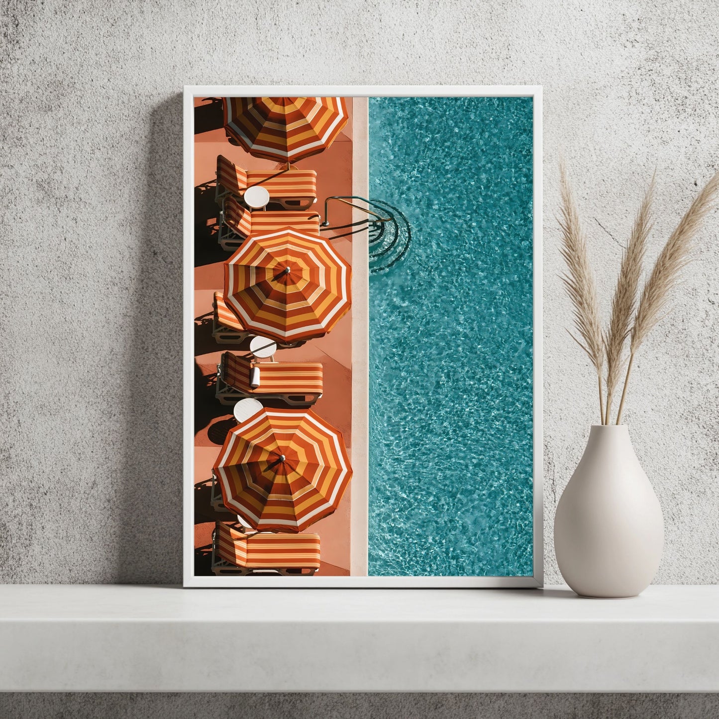 Poolside der Siebziger Poster – Raumansicht 2