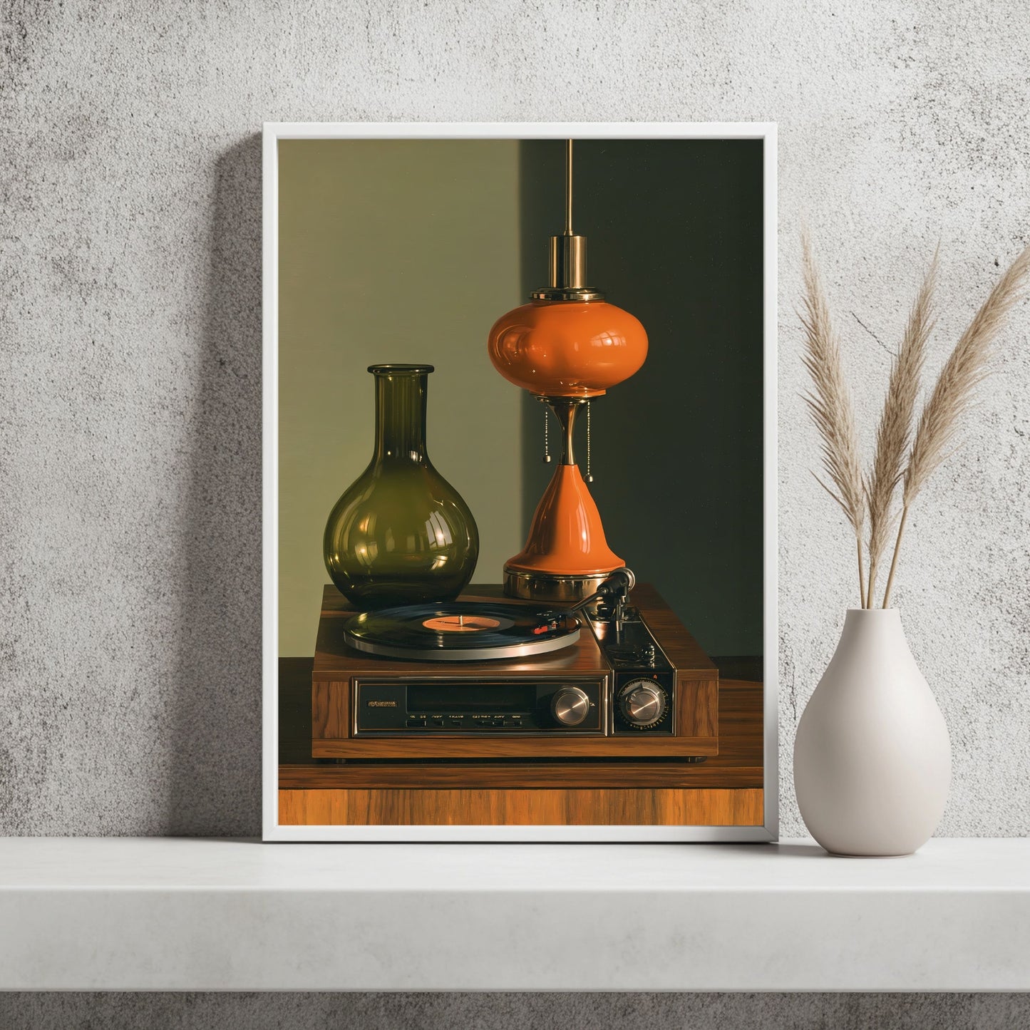 Plattenspieler-Stillleben Poster – Raumansicht 2