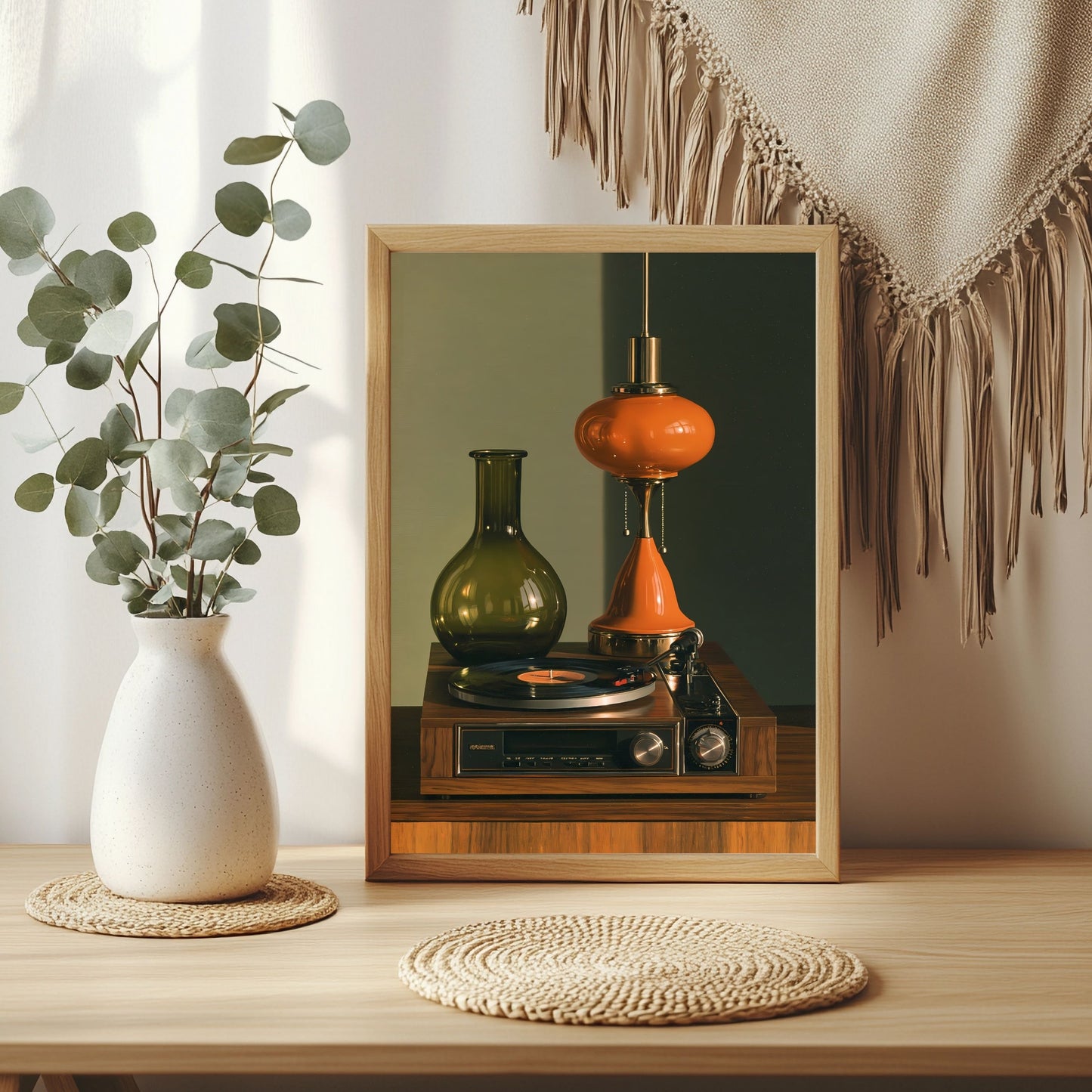 Plattenspieler-Stillleben Poster – Raumansicht 3