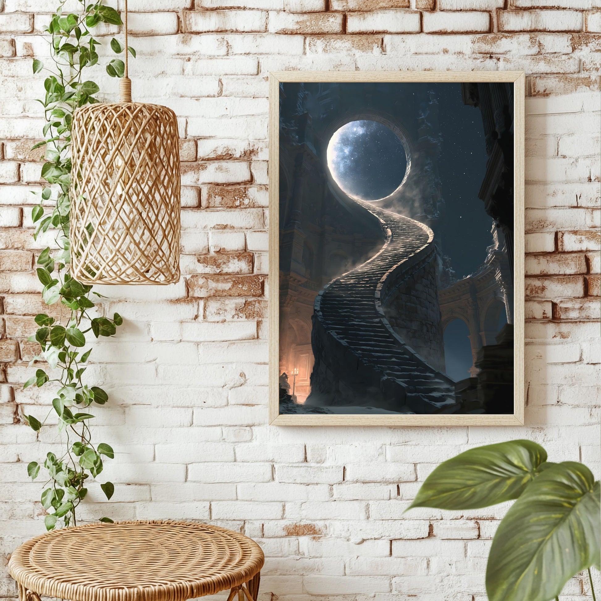 Treppe der Sternwarte Poster – Raumansicht 1