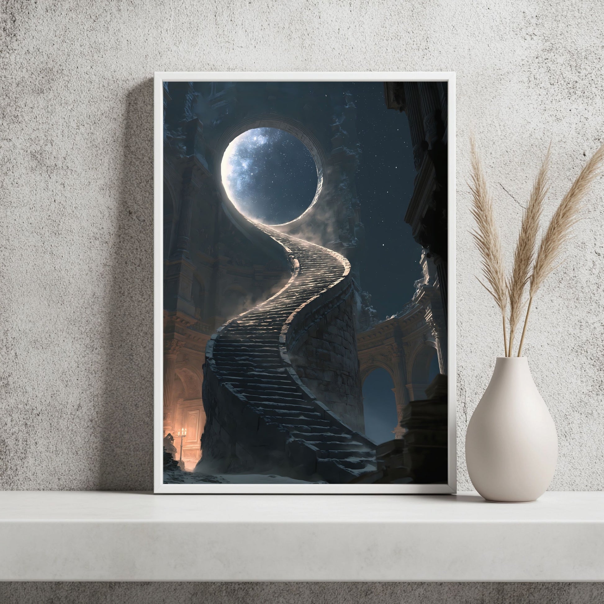 Treppe der Sternwarte Poster – Raumansicht 2