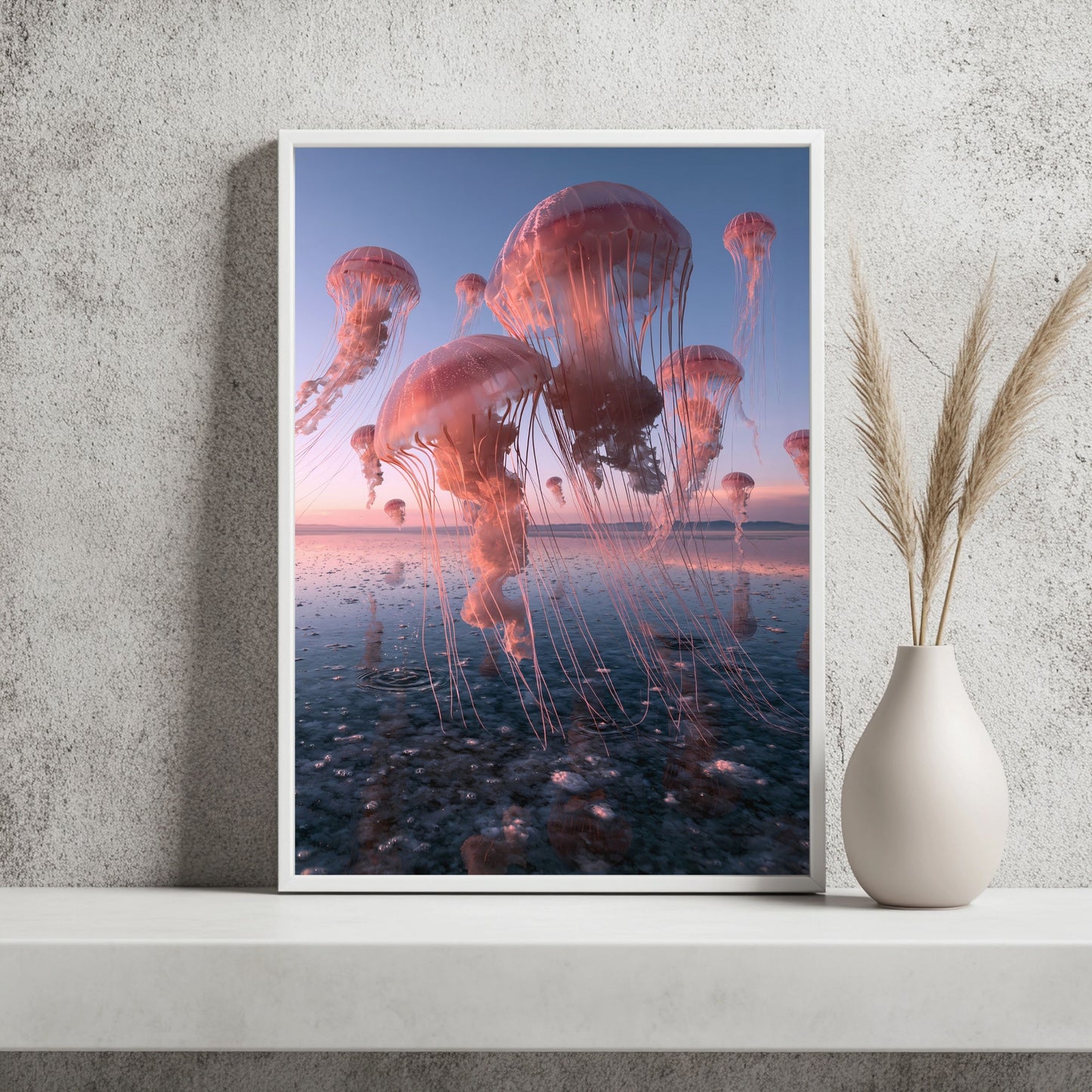 Jellyfish über dem Salzsee Poster – Raumansicht 2