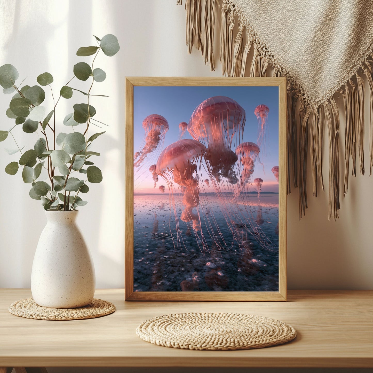 Jellyfish über dem Salzsee Poster – Raumansicht 3