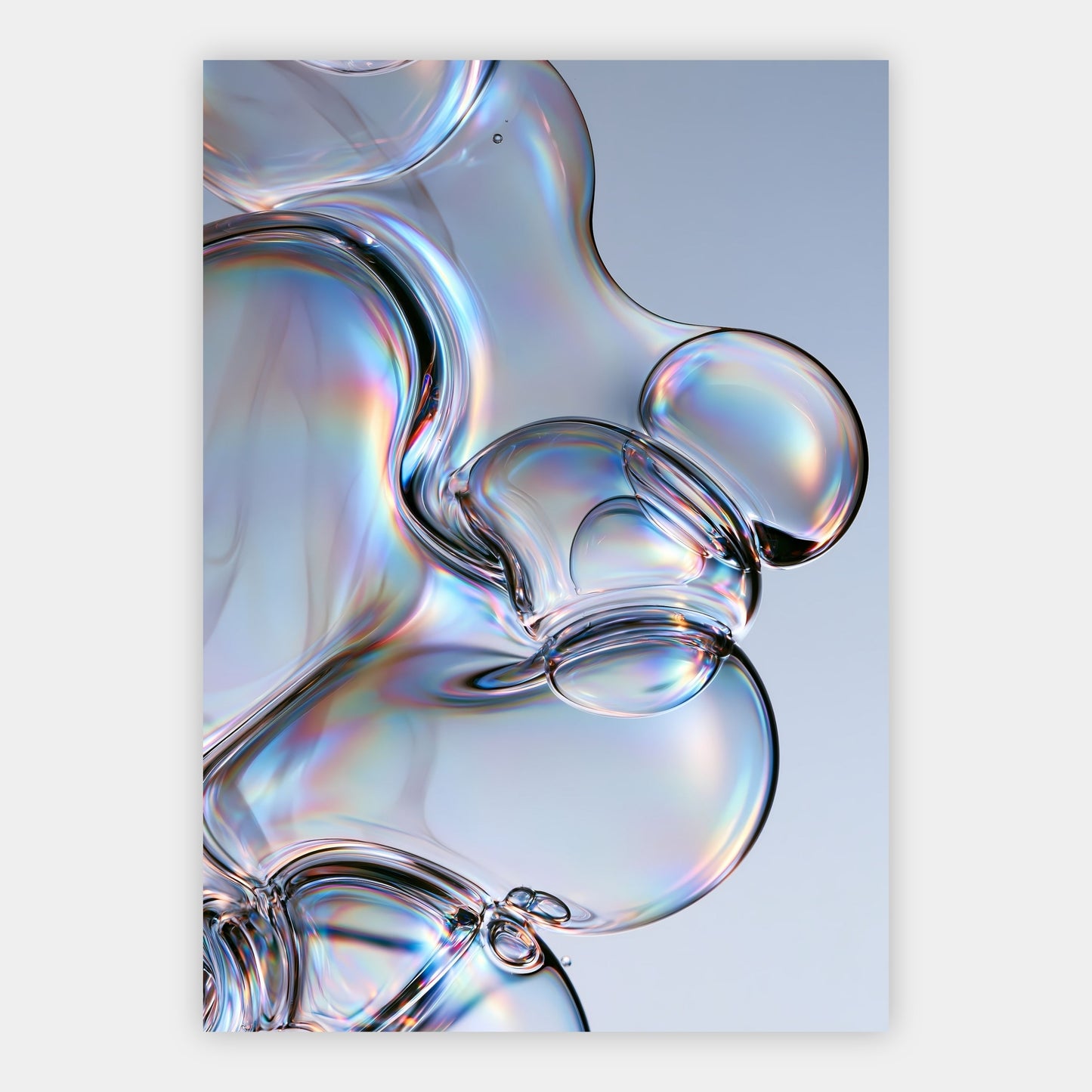 Flüssiges Glas Poster – Freisteller