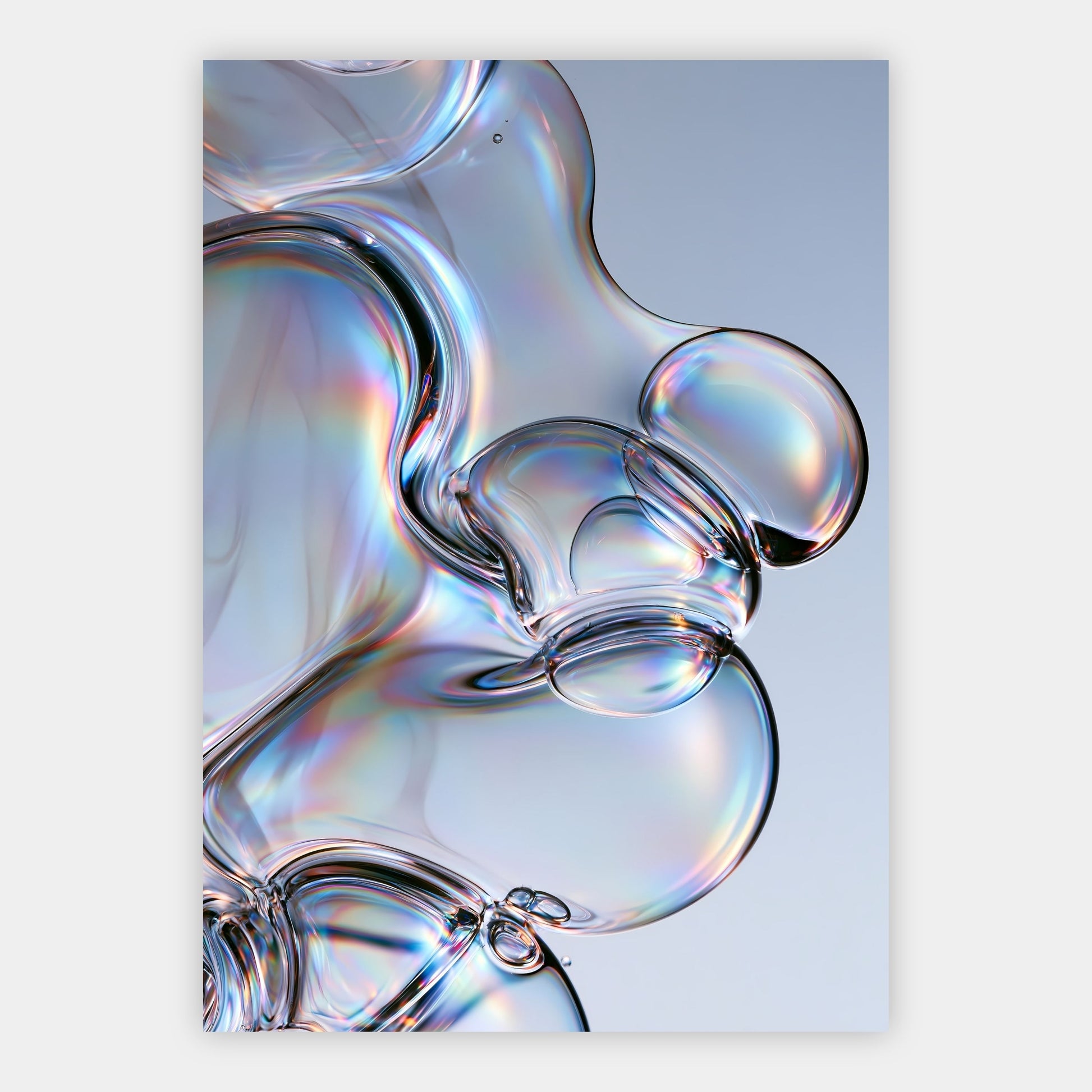 Flüssiges Glas Poster – Freisteller