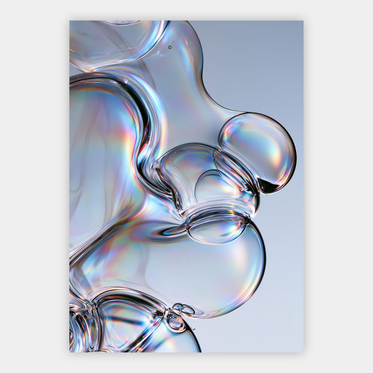 Flüssiges Glas Poster – Freisteller