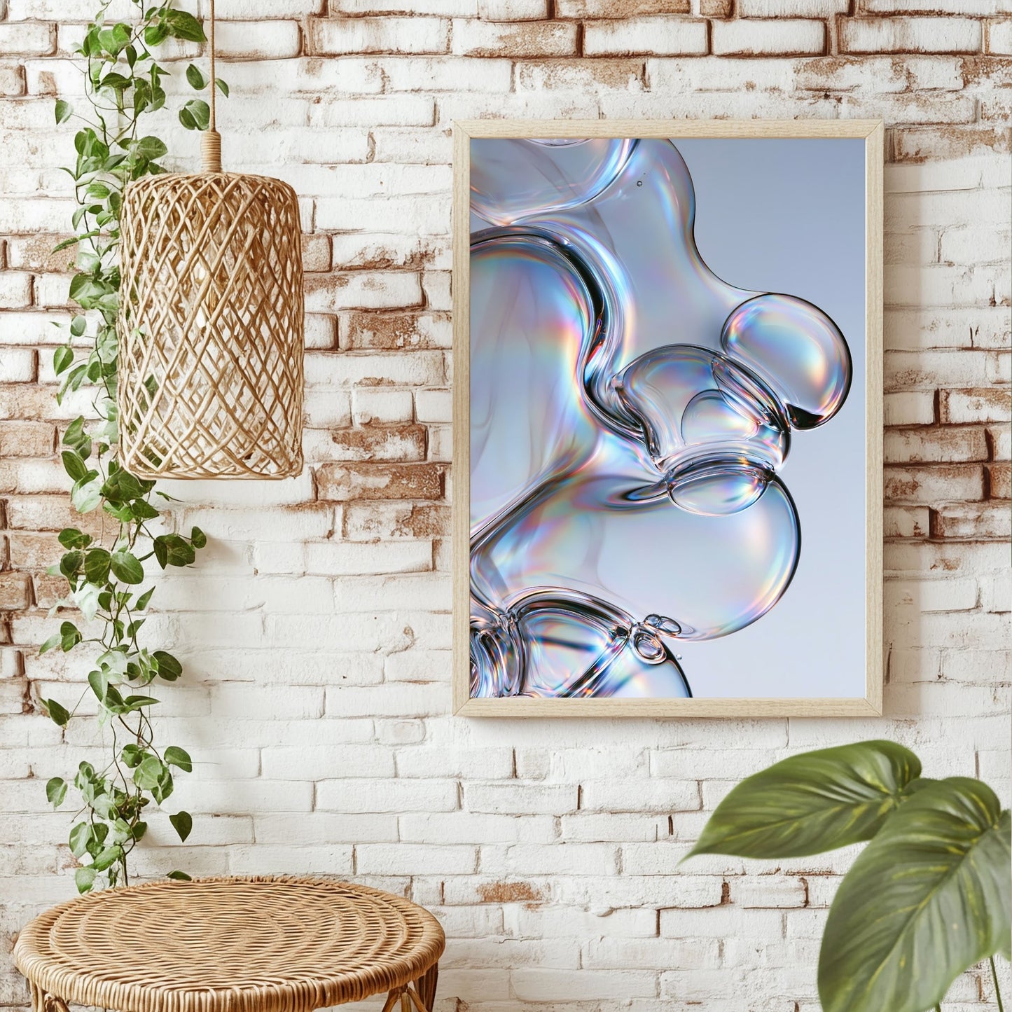 Flüssiges Glas Poster – Raumansicht 1