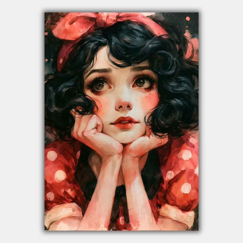 Mädchenporträt Poster – Produktansicht 1