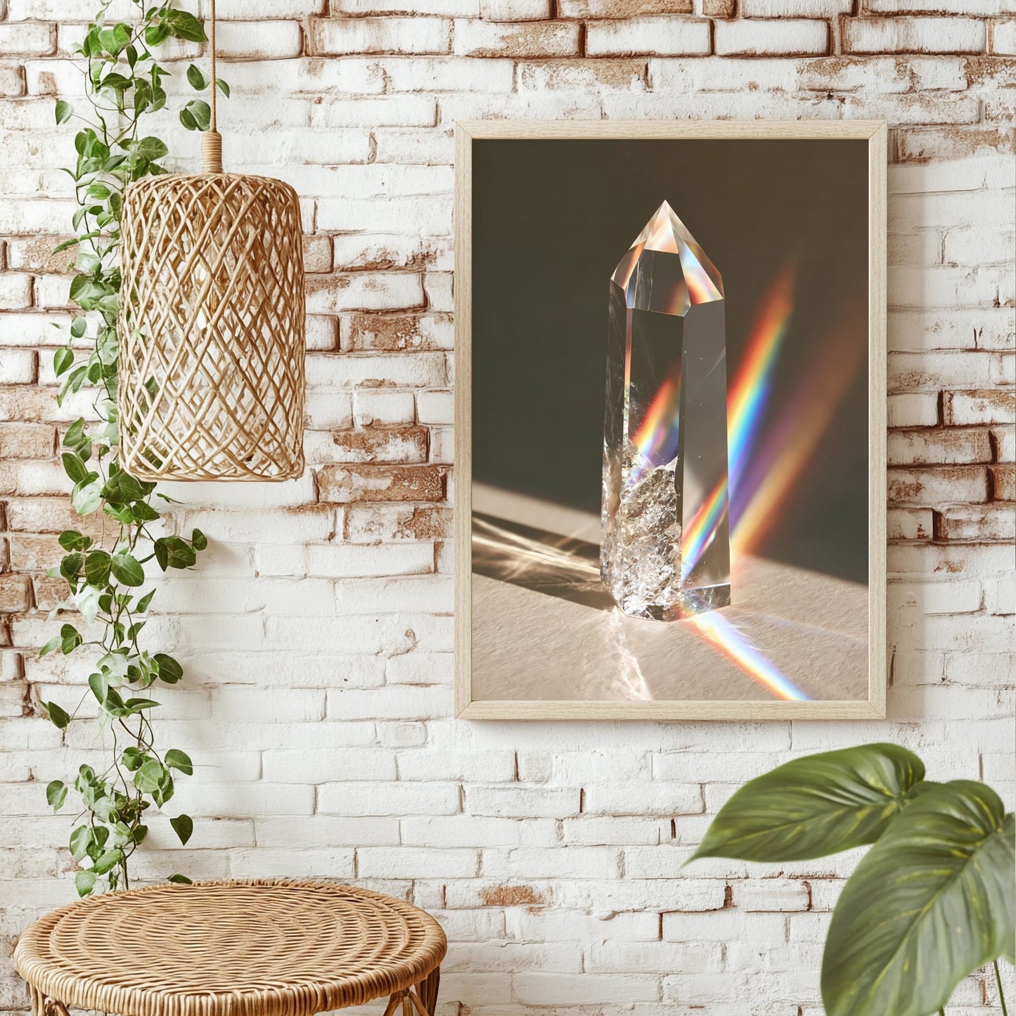 Prismatische Schatten Poster – Raumansicht 1