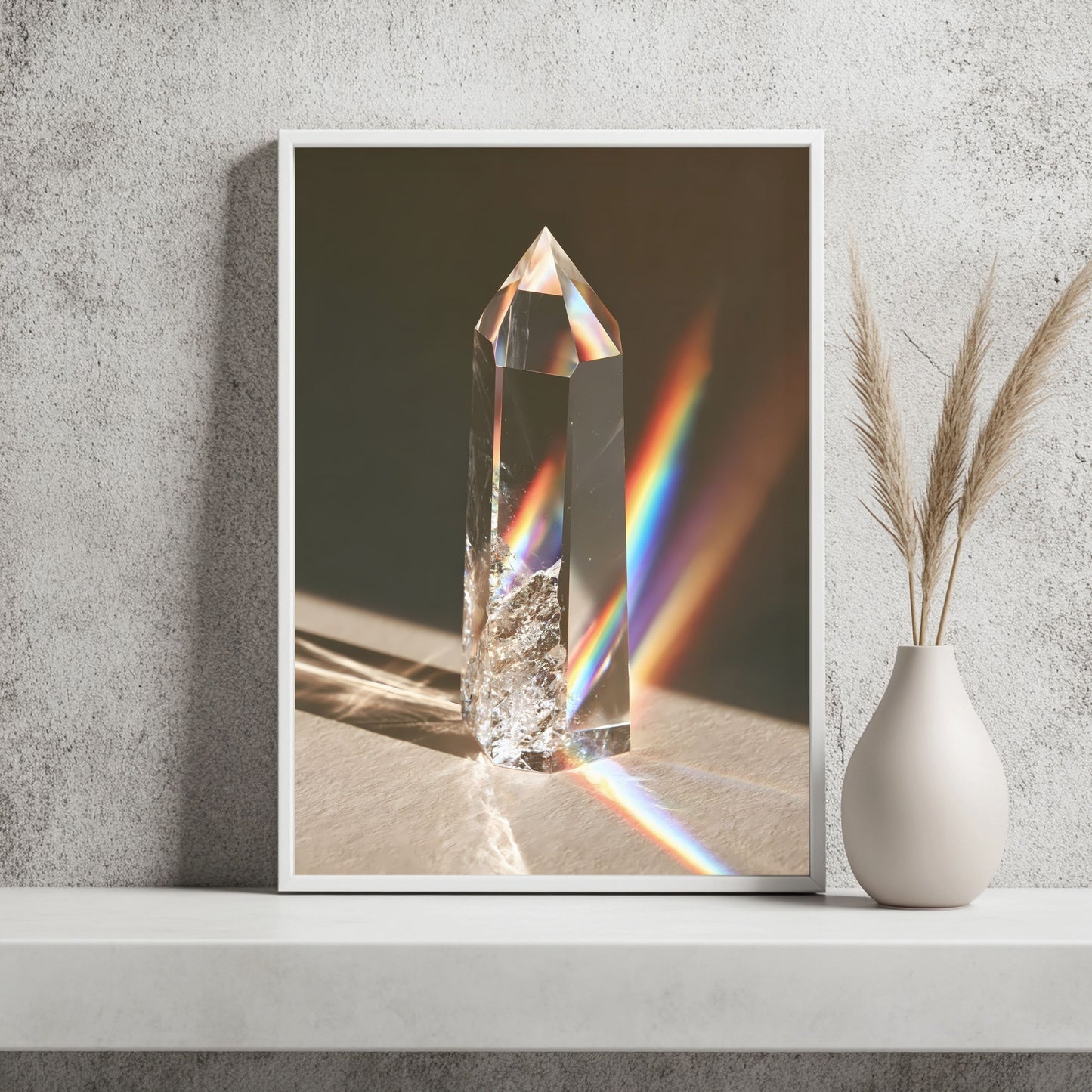 Prismatische Schatten Poster – Raumansicht 2
