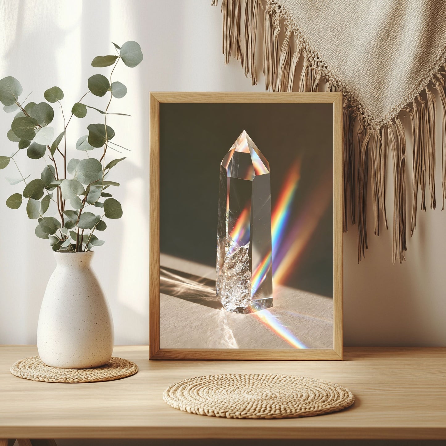 Prismatische Schatten Poster – Raumansicht 3