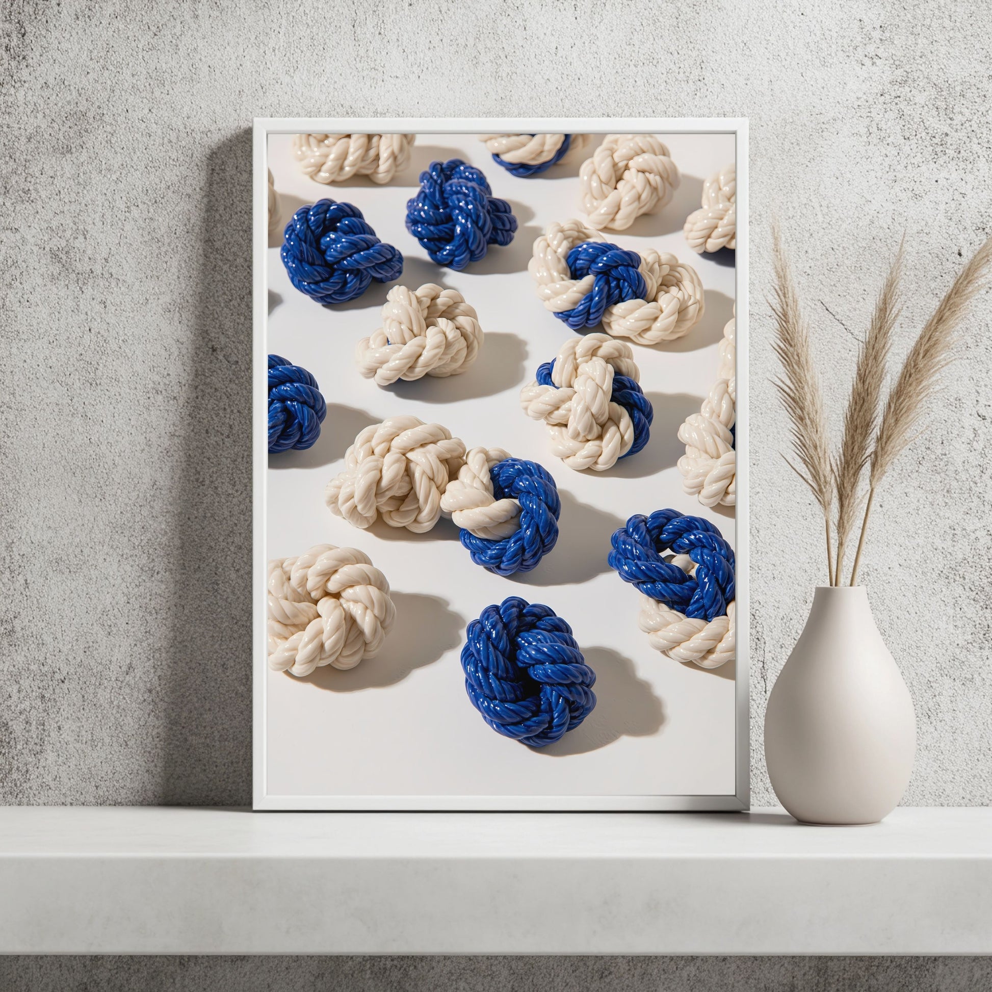 Keramik-Knoten Poster – Raumansicht 2