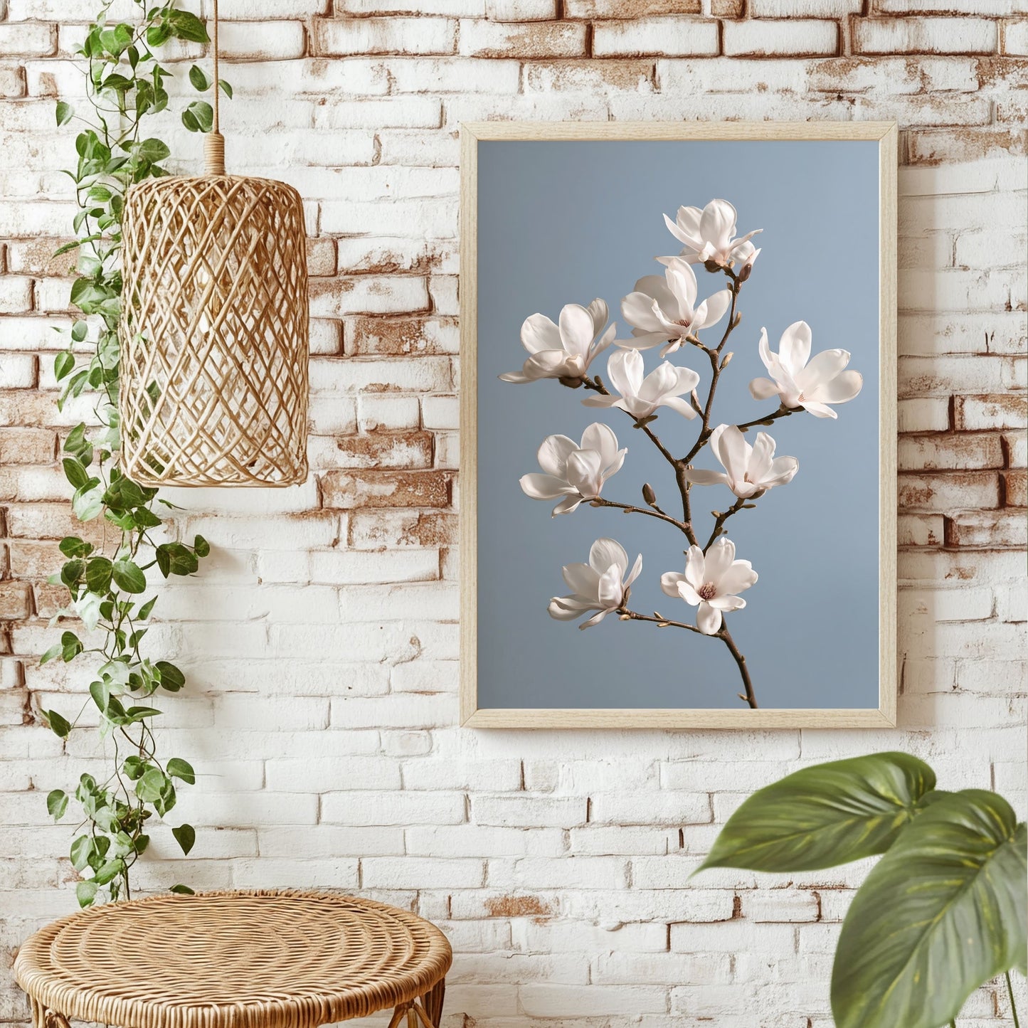 Magnolienzweig Poster – Raumansicht 1