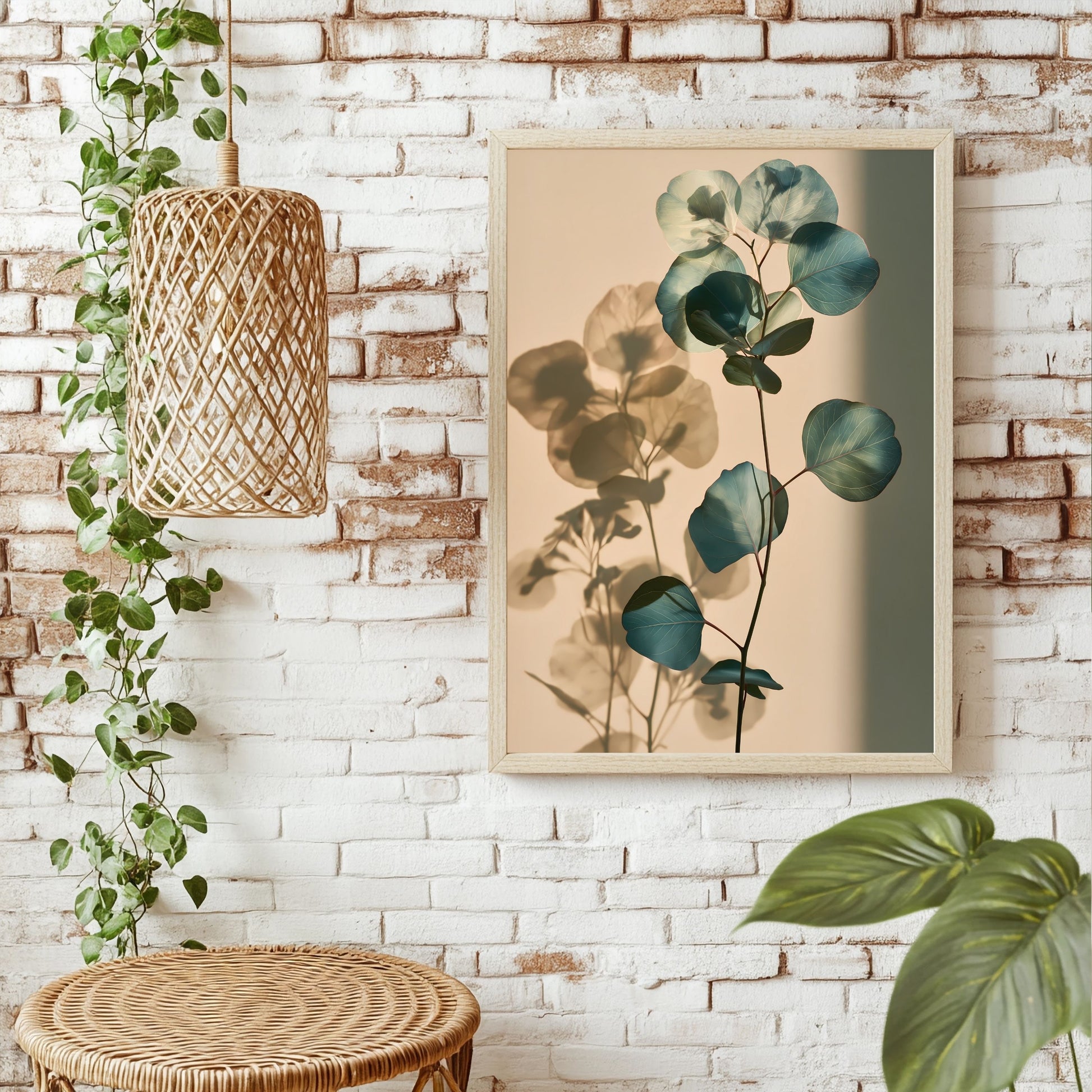 Eukalyptus-Schatten Poster – Raumansicht 1