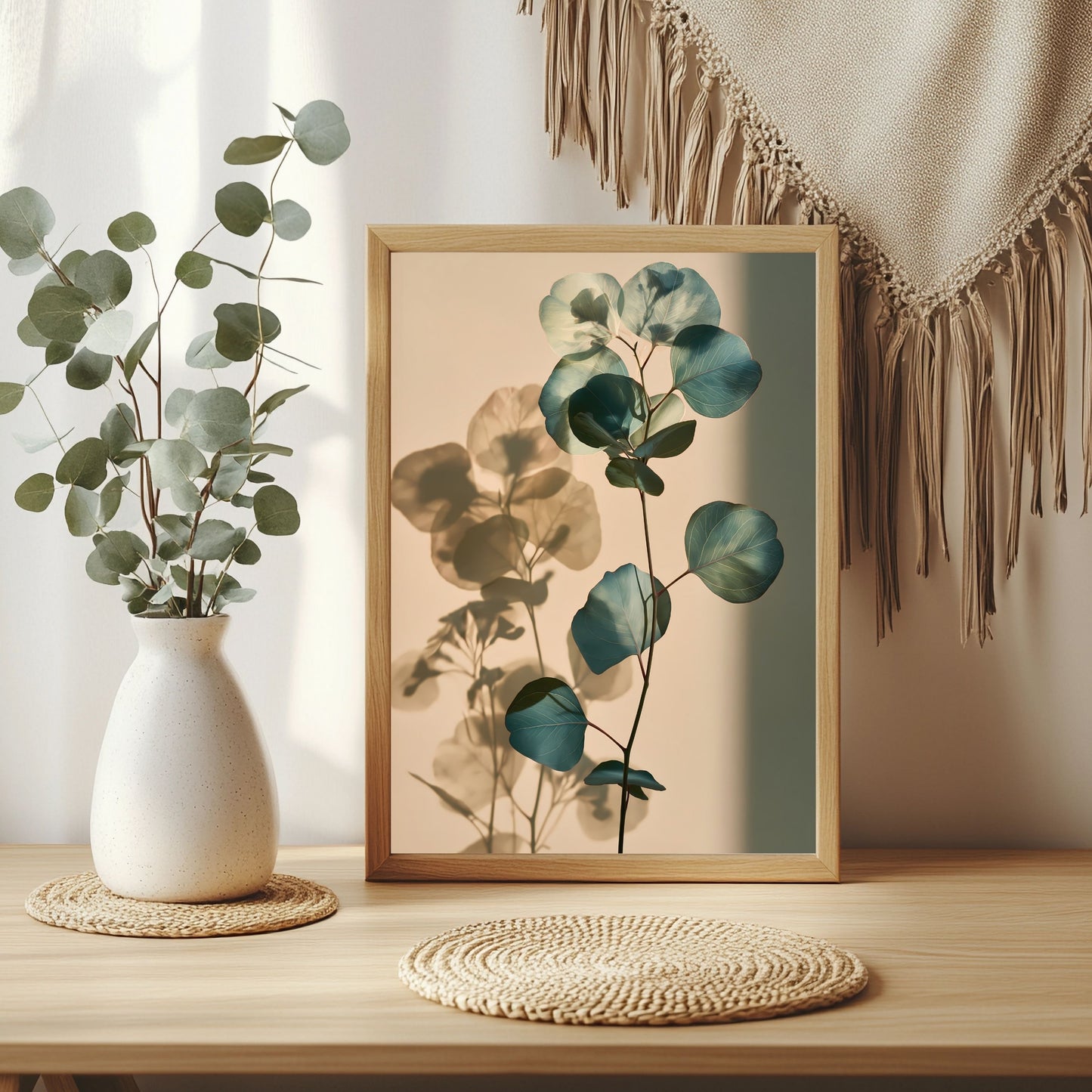 Eukalyptus-Schatten Poster – Raumansicht 3
