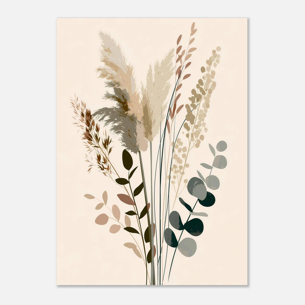 Pampasgras und Eukalyptus Poster – Produktansicht 4