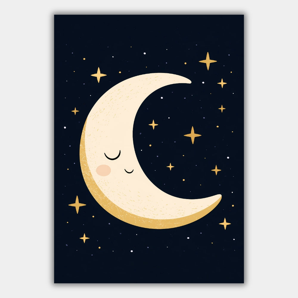 Mond Sterne Poster – Produktansicht 1