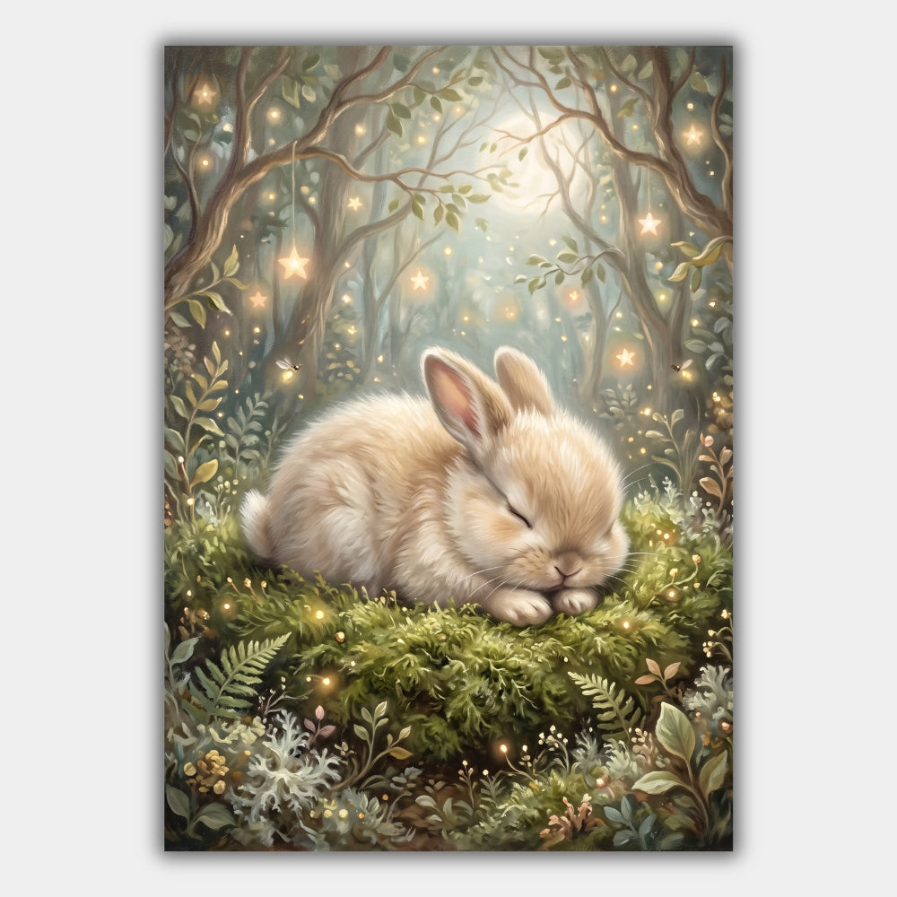Schlafender Hase Poster – Produktansicht 1