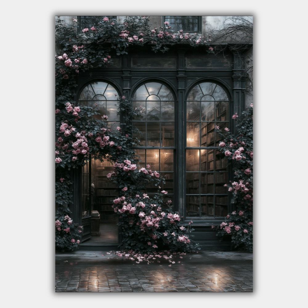 Bibliothek Gothic Poster – Produktansicht 1